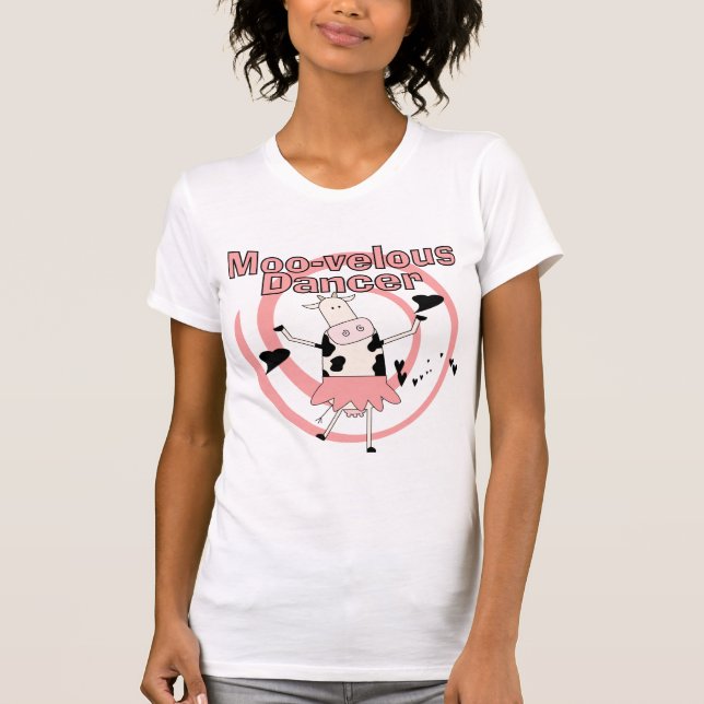 Cow Ballerina Tshirts and Gifts (Front)