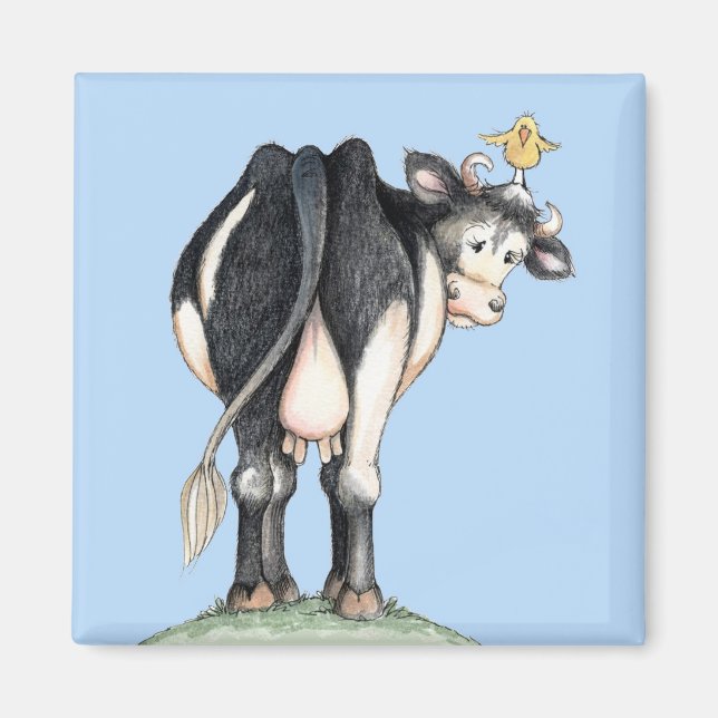 Cow Behind - Magnet (Front)