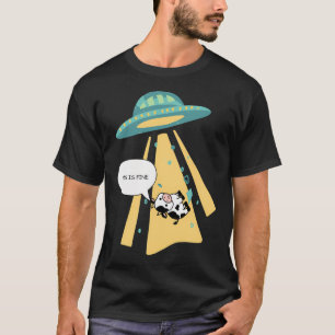Cow Being Abducted By Aliens T-Shirt