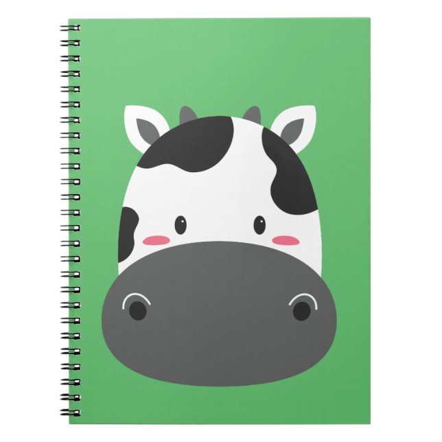 Cow Birthday Kids Art Notebook (Front)