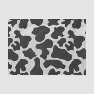 Cow Black and White Print Tissue Paper