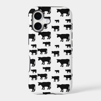 Cow Black White Case-Mate iPhone Case