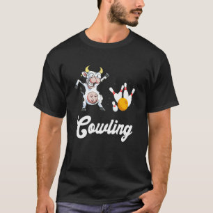 Cow Bowling Bowler Bowling Team Bowling Pin Strike T-Shirt