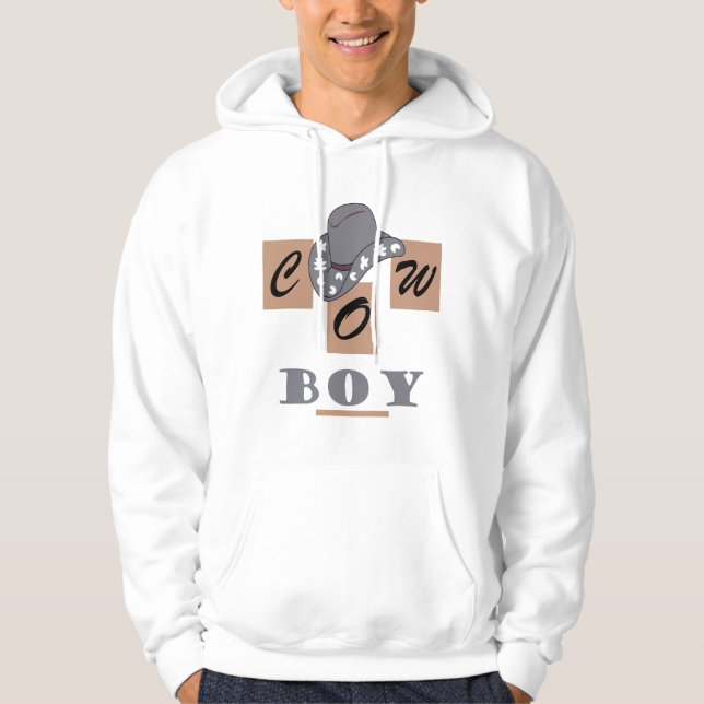 Cow boy hoodie (Front)