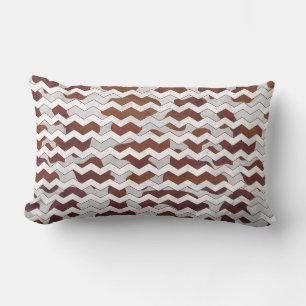 Cow Brown and White Print Lumbar Cushion