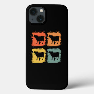 Cow Bull Retro Pop Art Gift Idea iPhone 13 Case