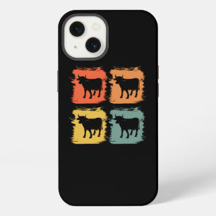 Cow Bull Retro Pop Art Gift Idea iPhone 13 Case
