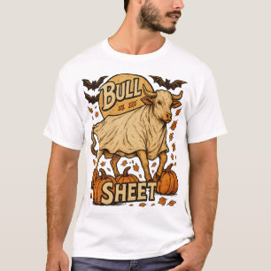 Cow Bull Sheet Halloween T-Shirt