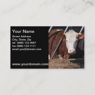 cow business card