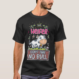 Cow Calf Beef Cows Faumlrsin Milk T-Shirt