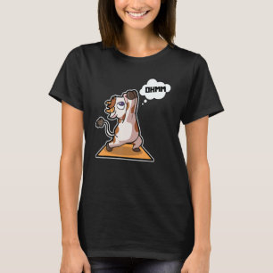 Cow Calf Yoga Poses Sport Gymnastics Ohm Heartbeat T-Shirt