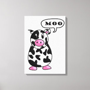 cow canvas print
