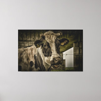 cow canvas print
