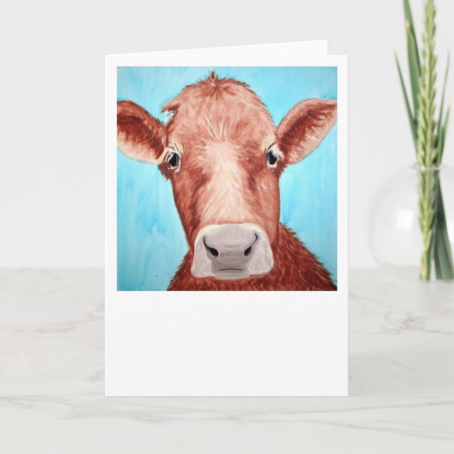 Cow Card - Customise it! (Front)