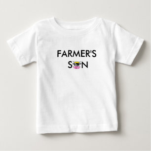 cow-cartoon, FARMER'S S N Baby T-Shirt