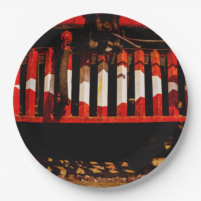 Cow Catcher Paper Plate (Front)