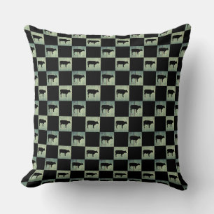 COW CHECK PATTERN CUSHION