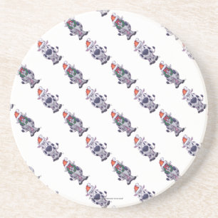 Cow Christmas Coaster