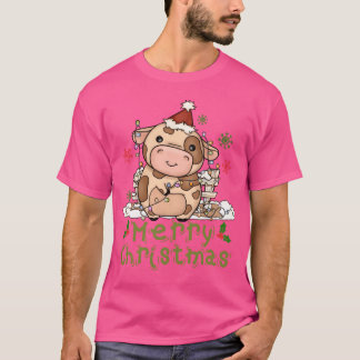 Cow Christmas Cute Cow Merry Christmas boy T-Shirt