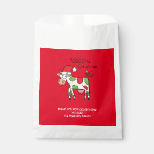Cow Christmas Cute Kids Favour Bags