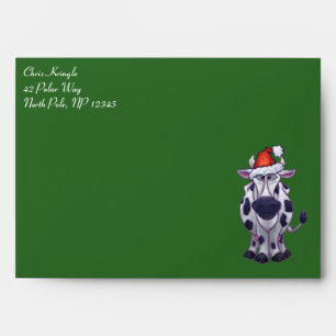 Cow Christmas Envelopes