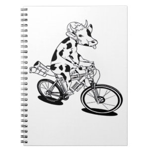 Cow Christmas Lights Ugly Christmas  Design Funny  Notebook