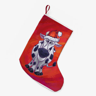 Cow Christmas Small Christmas Stocking