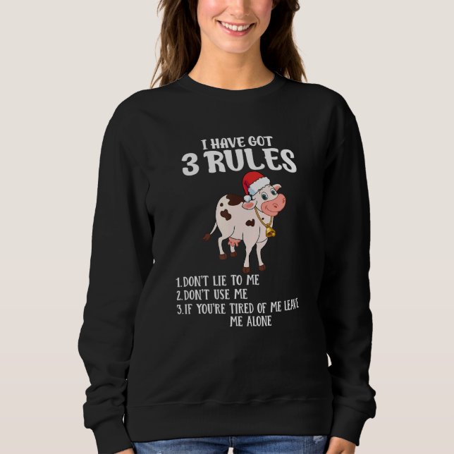 Cow Christmas Sweatshirt (Front)