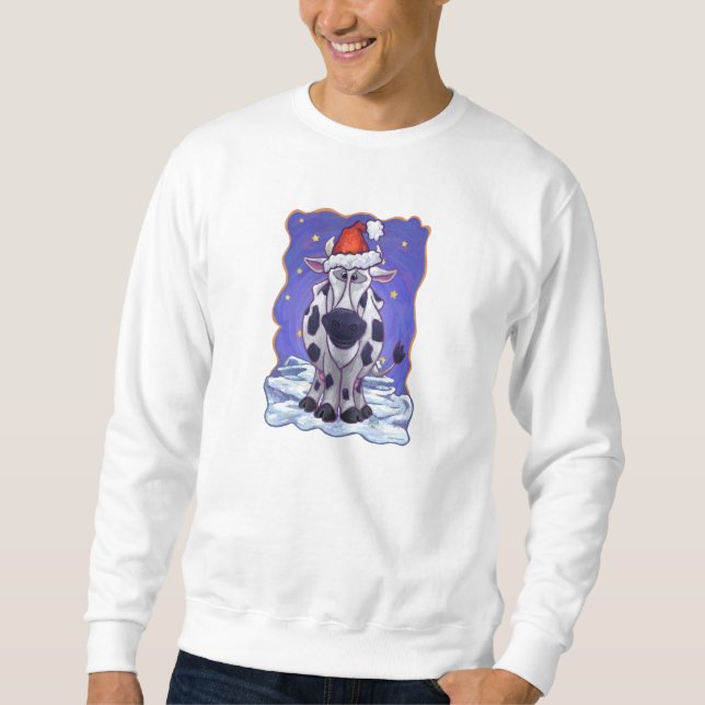Cow Christmas Sweatshirt (Front)