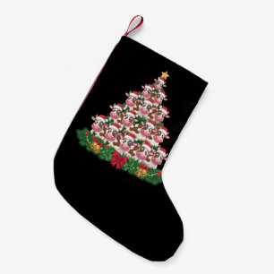 Cow Christmas Tree Funny Cow Lover Cow Xmas Small Christmas Stocking