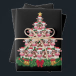 Cow Christmas Tree Funny Cow Lover Cow Xmas Wrapping Paper Sheet<br><div class="desc">Cow Christmas Tree Funny Cow Lover Cow Xmas</div>