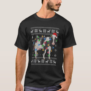 Cow Christmas Ugly Xmas T-Shirt