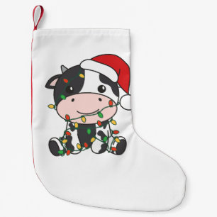 Cow Christmas Winter Animals Holiday Cows Small Christmas Stocking