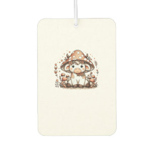 Cow Cottagecore Mushroom _1 Car Air Freshener