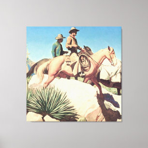 “Cow Country” by Maynard Dixon Canvas Print