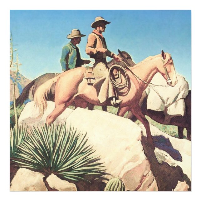 “Cow Country” by Maynard Dixon Photo Print (Front)