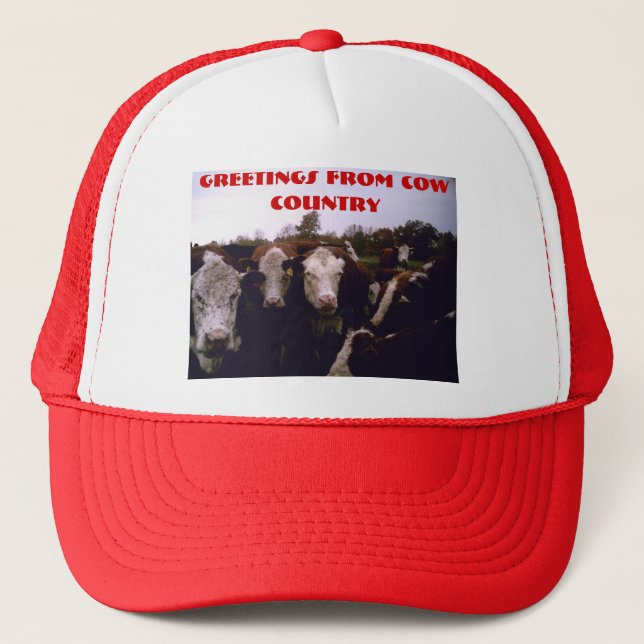 Cow Country Trucker Hat (Front)