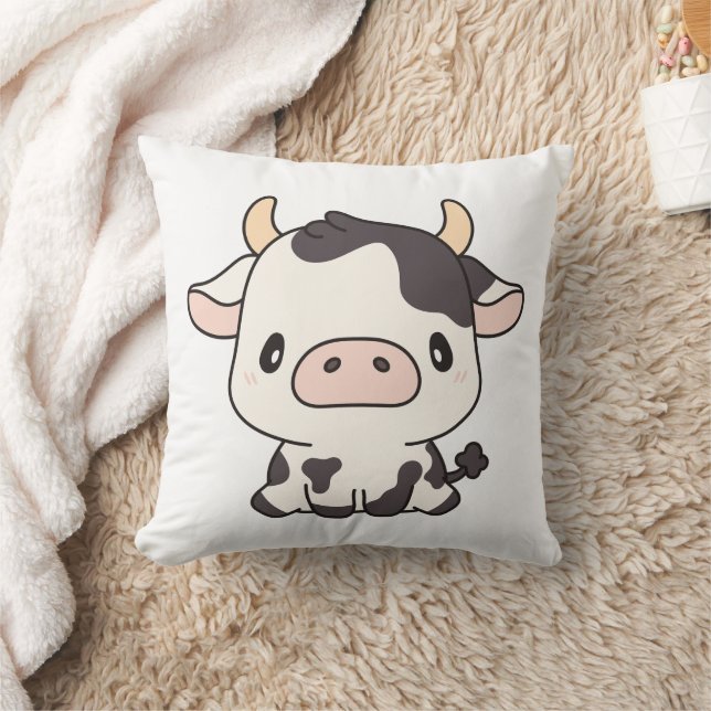 Cow Cow 2  16x16 Cushion (Blanket)