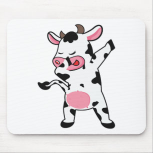 Cow Dabbing Farmer Dab Dance Mouse Pad