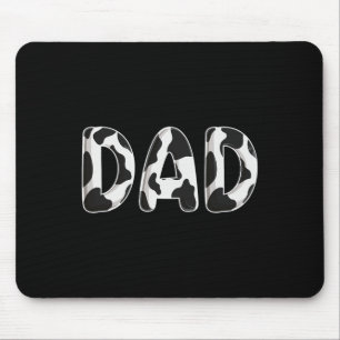 Cow Dad Birthday Family Matching Fathers Day Boy G Mouse Pad