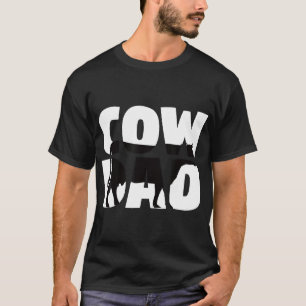 Cow Dad Cow For Father Zoo Animal T-Shirt