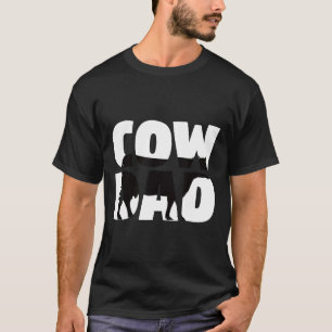 Cow Dad Cow For Father Zoo Animal T-Shirt