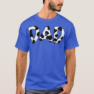 Cow Dad Graphic ClothingDad Cow Print T-Shirt
