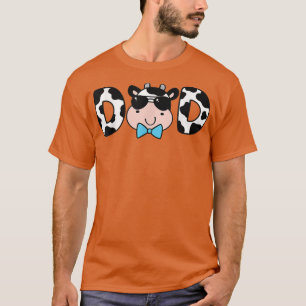 Cow Dad Life Funny Daddy Cow Lover Farmer Cows  T-Shirt