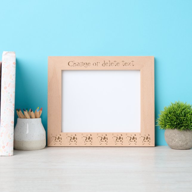 Cow Design Etched Frames (Front)