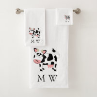 Cow Design Monogrammed