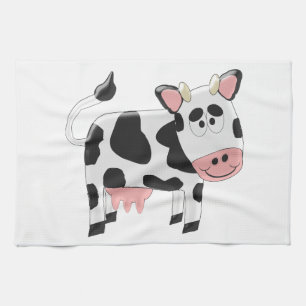 Cow Design Tea Towel