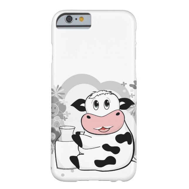 Cow drinking milk Case-Mate iPhone case (Back)