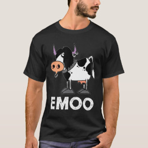 Cow Emoo Cow  Emo T-Shirt