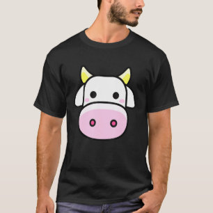 Cow Face Halloween Costume For Men Women Kids T-Shirt